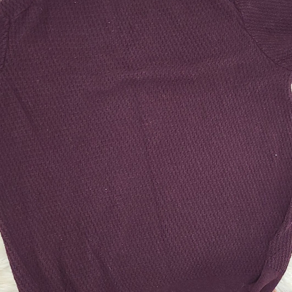 Tasso Elba plum purple knit pullover sweater med - Picture 6 of 6